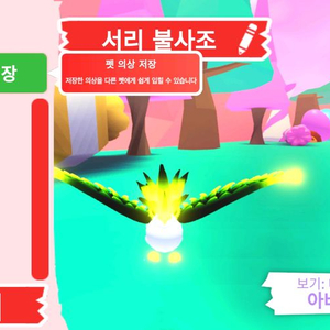 입양하세요 펫 메가네온 서리 불사조 판매 합니다 이미지