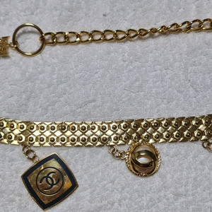 샤넬 금장 체인 벨트 정품 무료배송 이미지