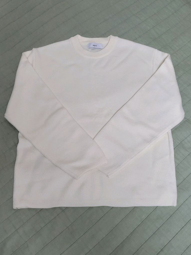 엘무드 화란 세미오버 니트 크림 이미지