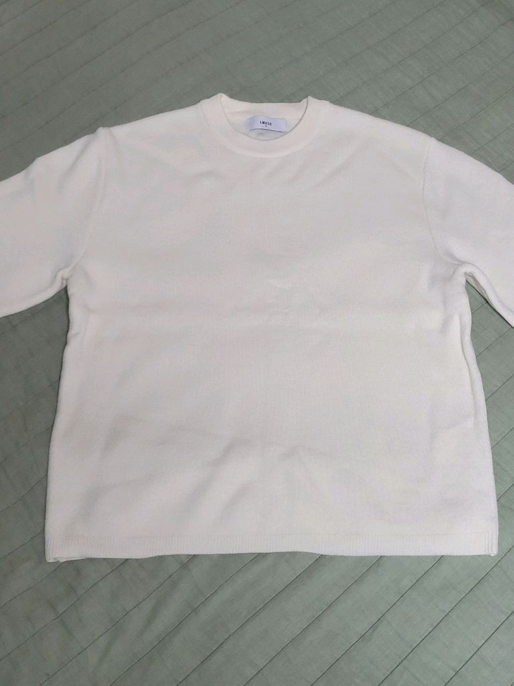 엘무드 화란 세미오버 니트 크림 이미지