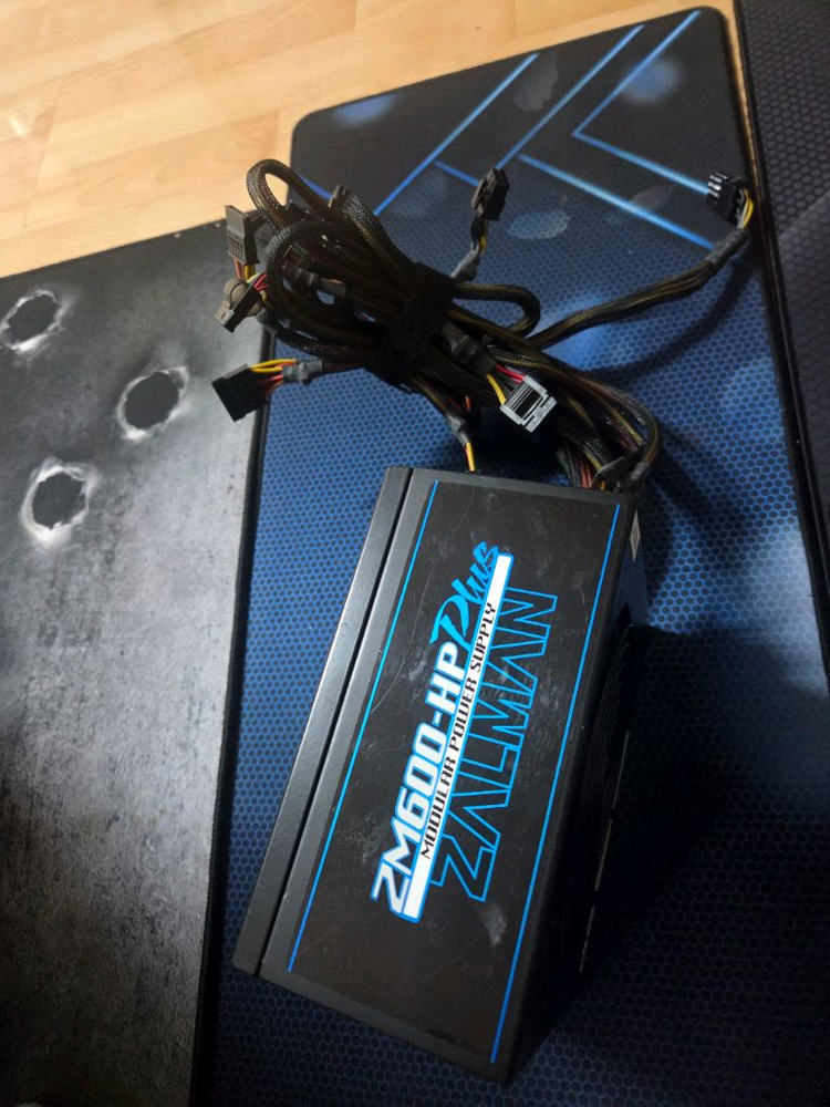 잘만 600w 모듈 브론즈인증 정격 파워서플라이 이미지