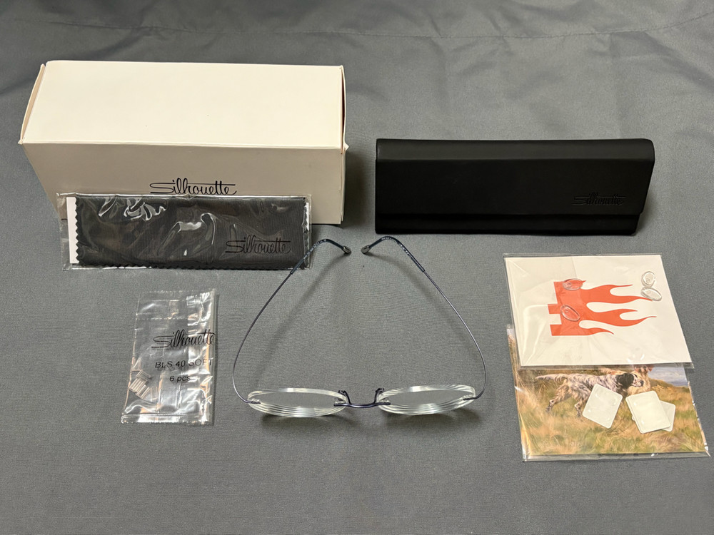 [정품]실루엣 무테 안경 세트 5515 CU 4541 이미지