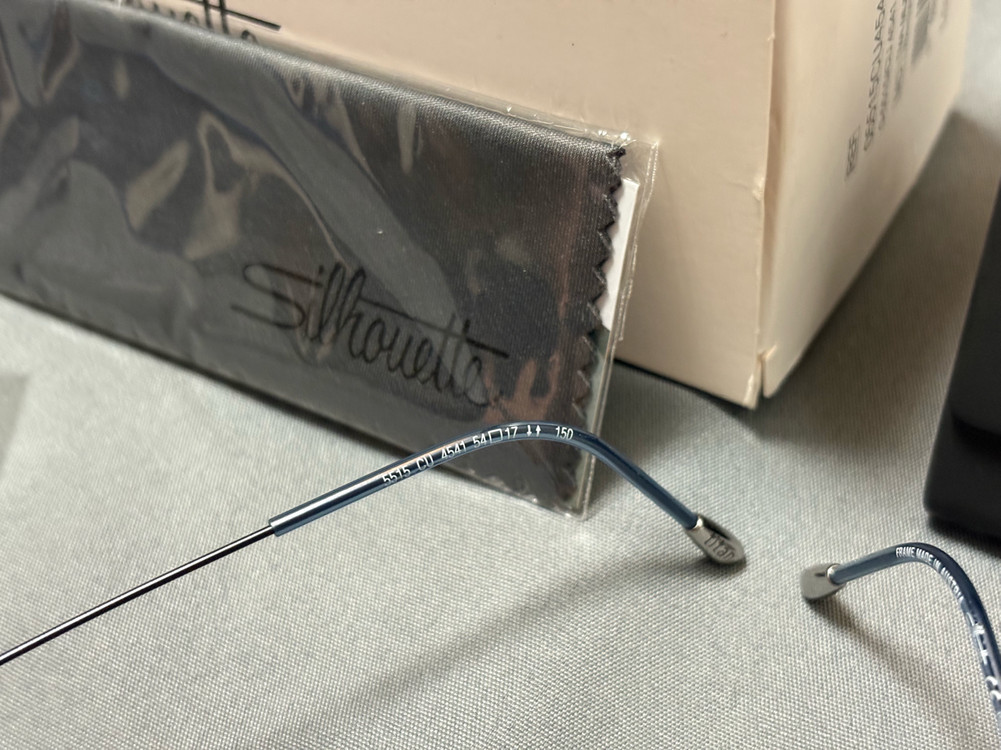 [정품]실루엣 무테 안경 세트 5515 CU 4541 이미지