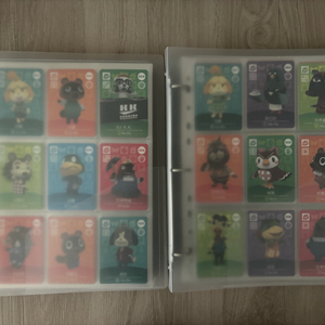 동물의 숲 아미보 카드 풀세트 이미지