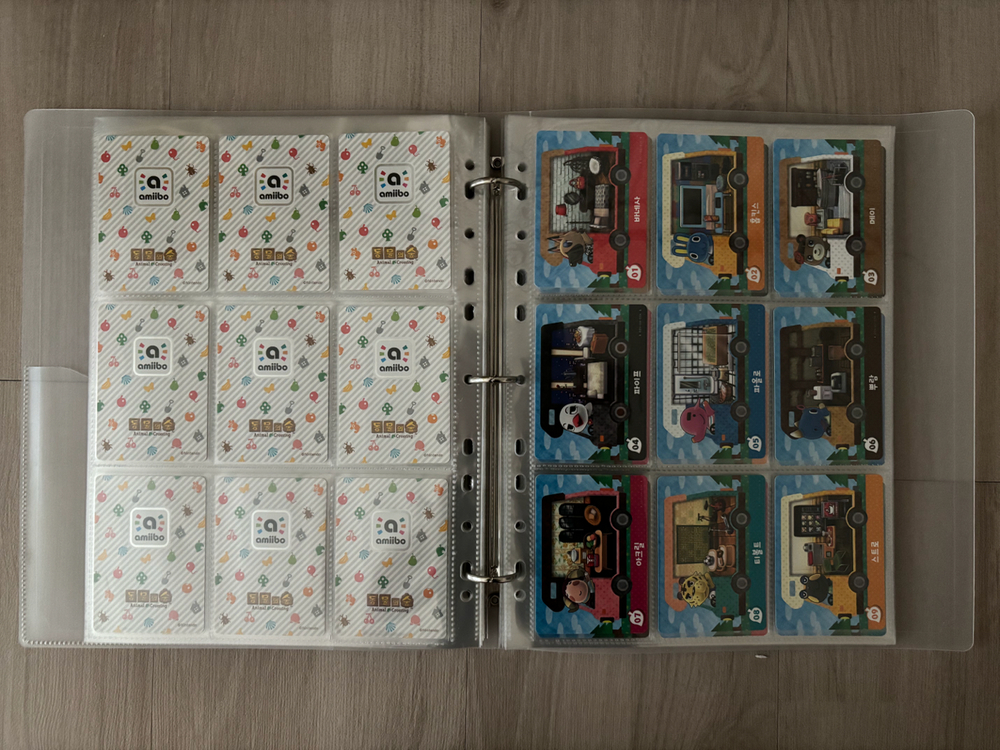 동물의 숲 아미보 카드 풀세트 이미지