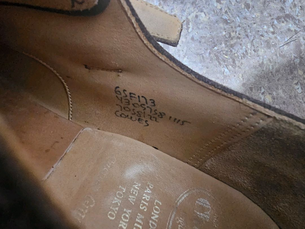 처치스 COWES 다크브라운 스웨이드 더블몽크 UK6.5F 이미지