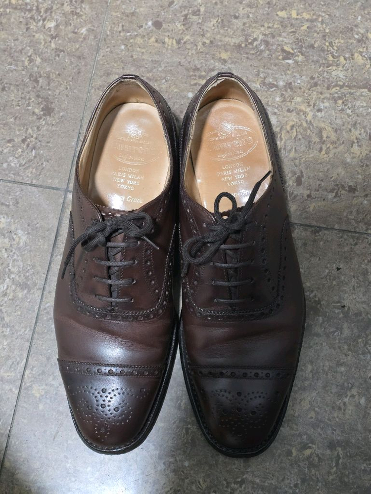 처치스 디플로맷 다크브라운 UK6.5F 이미지