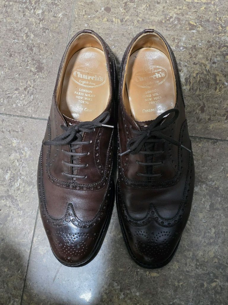 처치스 쳇윈드 다크브라운 UK6F 이미지