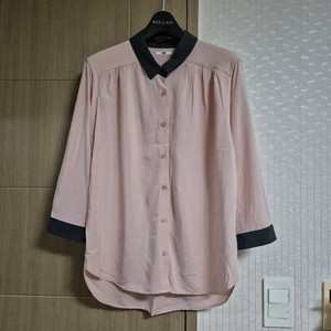 유니클로 레이온 블라우스 셔츠 M 이미지