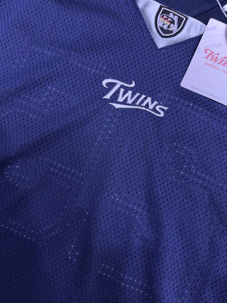 LG 엘지 트윈스 x 빠더너스 메쉬 져지 티셔츠 유니폼 네이비 L 이미지