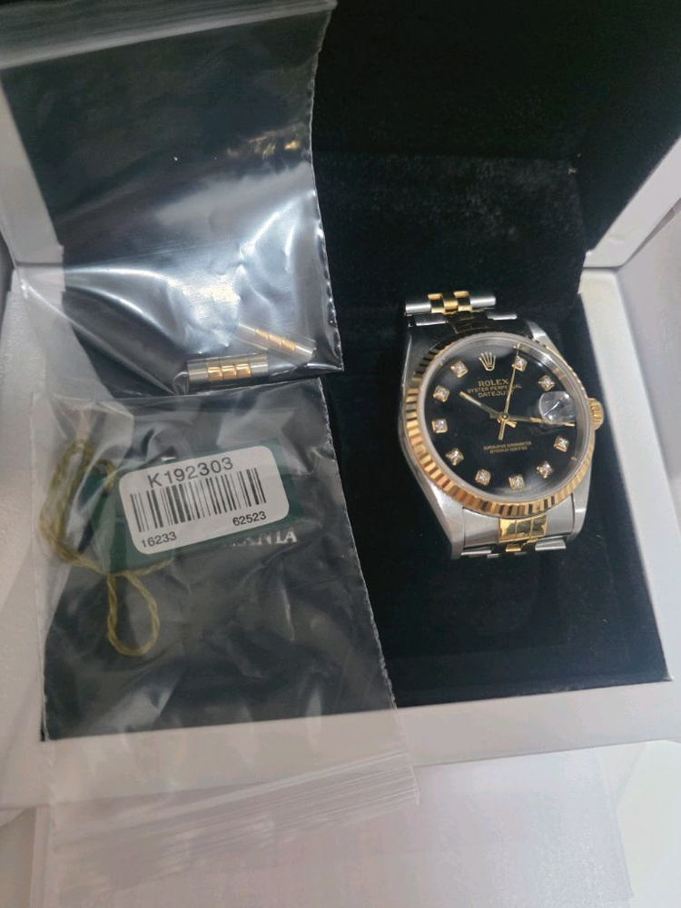 롤렉스 데이저스트 36mm 콤비(16233) 검판 이미지