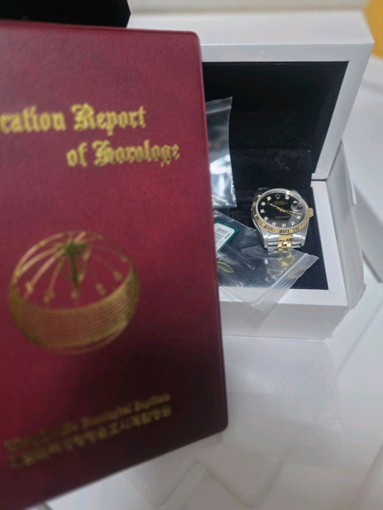 롤렉스 데이저스트 36mm 콤비(16233) 검판 이미지