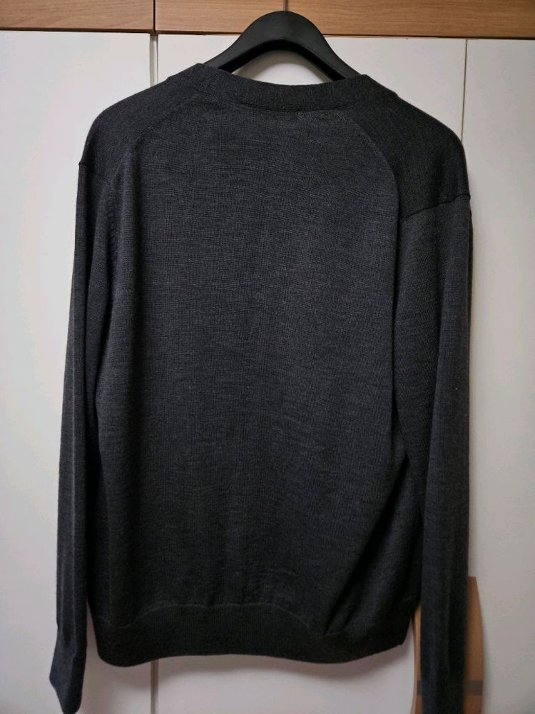 메종키츠네 차콜 가디건 xl 새상품 이미지