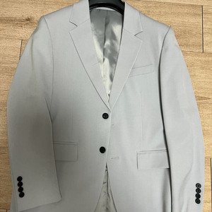 무신사 스탠다드 라이트그레이 블레이저, 슬랙스 한벌옷 이미지