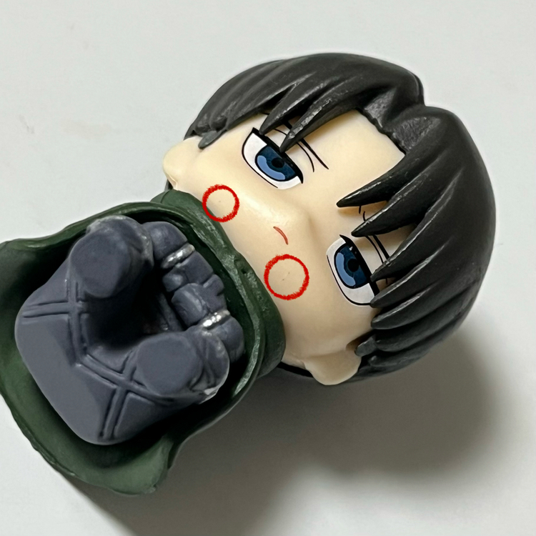 진격의 거인 리바이 아커만 마치보케 네무라세타이 스윙 가챠 일괄 양도 이미지