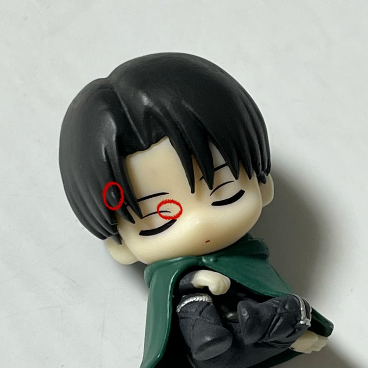 진격의 거인 리바이 아커만 마치보케 네무라세타이 스윙 가챠 일괄 양도 이미지