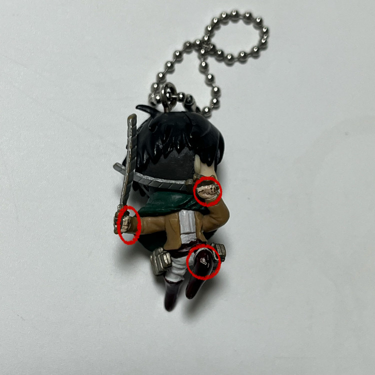 진격의 거인 리바이 아커만 마치보케 네무라세타이 스윙 가챠 일괄 양도 이미지