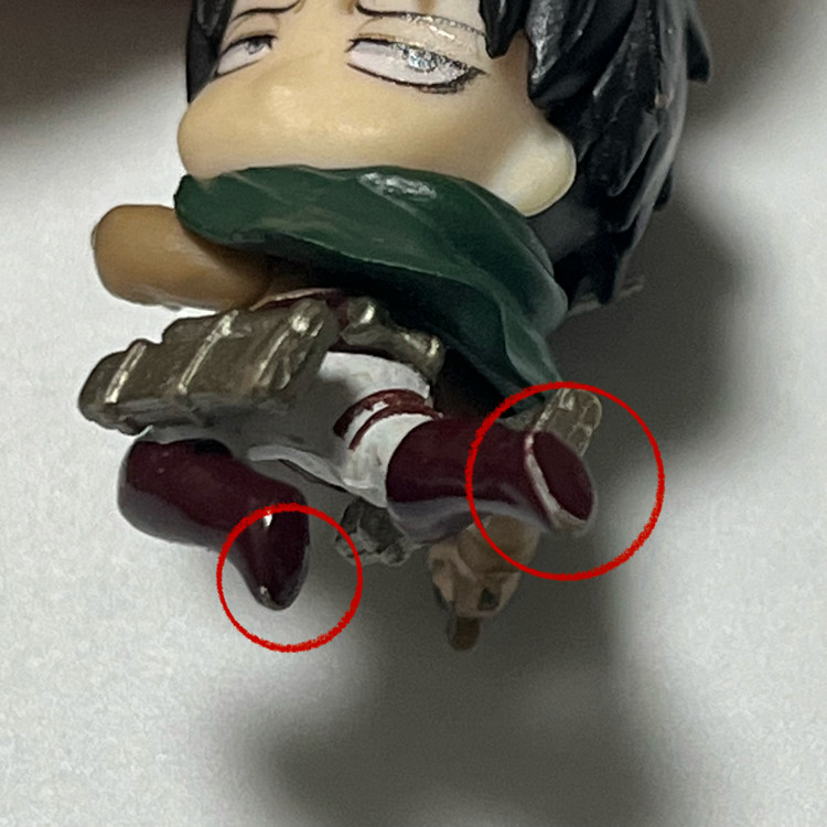 진격의 거인 리바이 아커만 마치보케 네무라세타이 스윙 가챠 일괄 양도 이미지