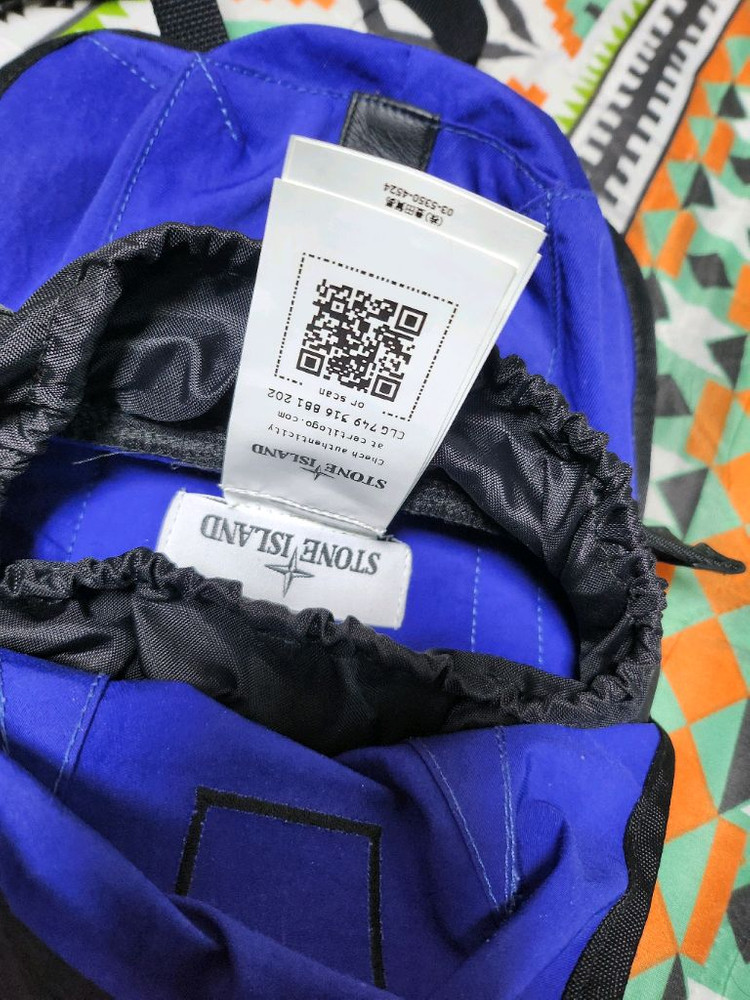 스톤아일랜드 나일론 와펜 패치 트윌 크로스 벨트백 이미지