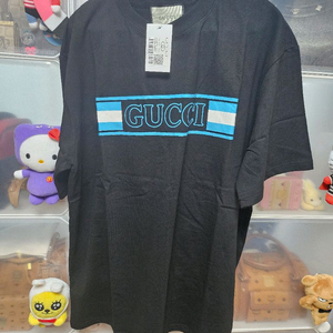 반팔티 구찌 로고 반팔 면 티셔츠 #새상품# 이미지