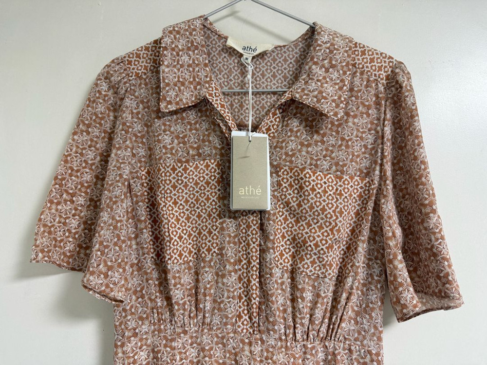 새제품)바네사브루노 아떼 실크100 원피스36 이미지