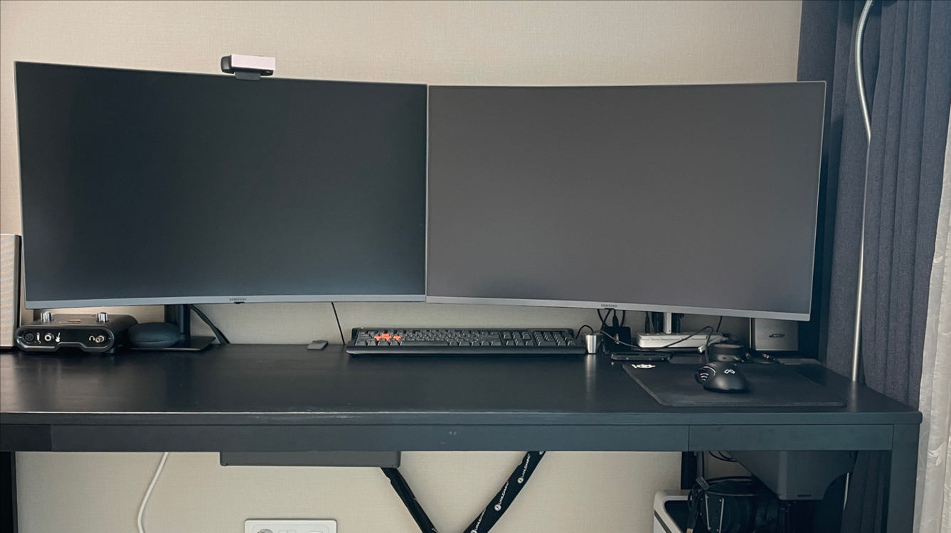 삼성 32인치 QHD 144hz 커브드 모니터 C32JG54 C32JG 이미지