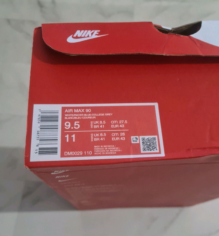 나이키 에어맥스90 275사이즈 새상품 이미지