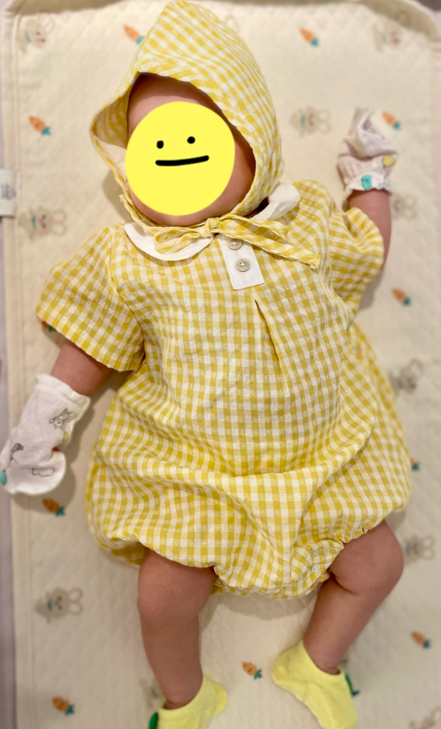 밍크뮤 여름 아기 바디수트 12M (&모자) 이미지