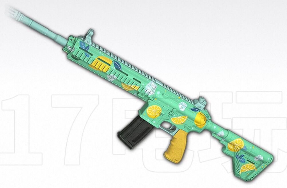 배그 M4 엠포 스킨 코드 4종 이미지