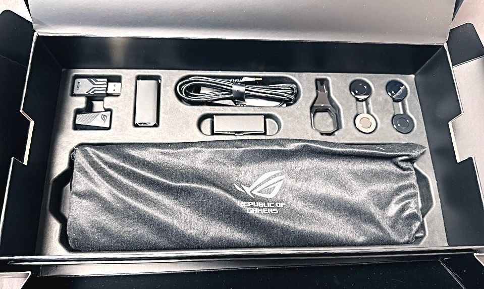 (박풀S급) 정발 ASUS ROG AZOTH EXTREME 유무선 커스텀 기계식 키보드 (8000Hz/풀알루) 이미지