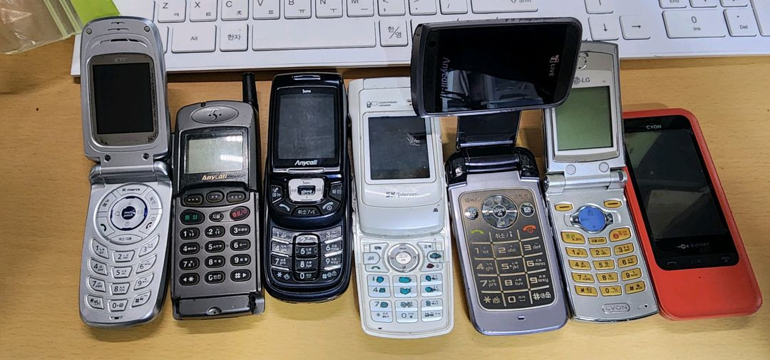 옛날 피쳐폰들 7개 이미지