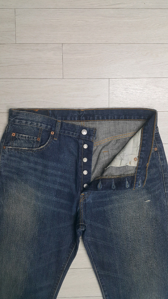 리바이스진501(해외판) S.F 34인치(No.51)정품! 드라이완료! 이미지