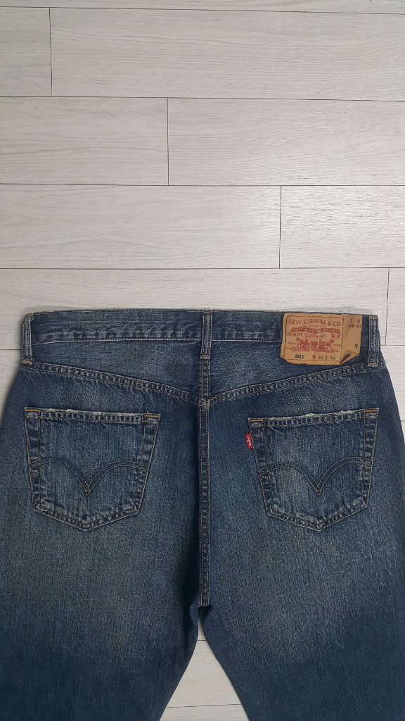 리바이스진501(해외판) S.F 34인치(No.51)정품! 드라이완료! 이미지