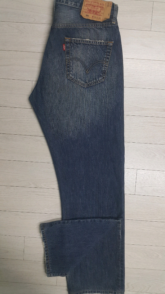 리바이스진501(해외판) S.F 34인치(No.51)정품! 드라이완료! 이미지