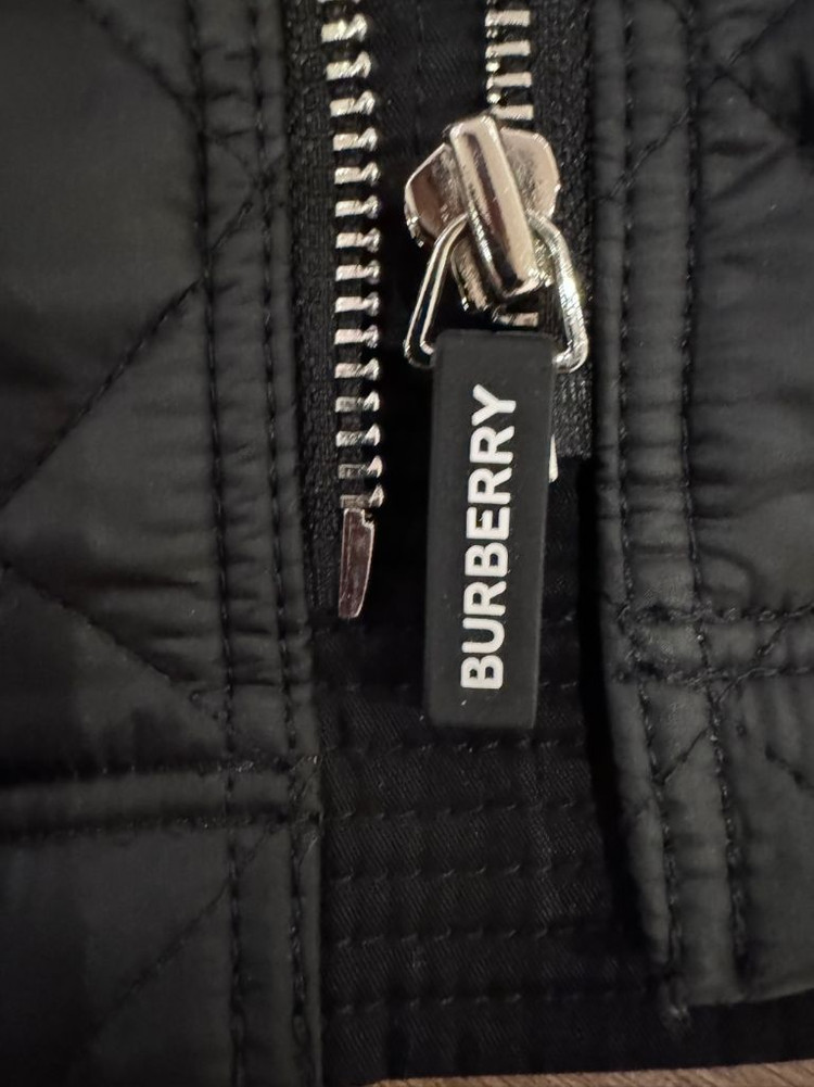 버버리 키즈 퀼팅 후드자켓 14Y 164cm 블랙 이미지