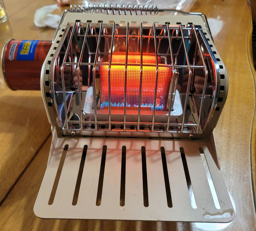 캠핑, 낚시 부탄가스 난로(새상품) 이미지