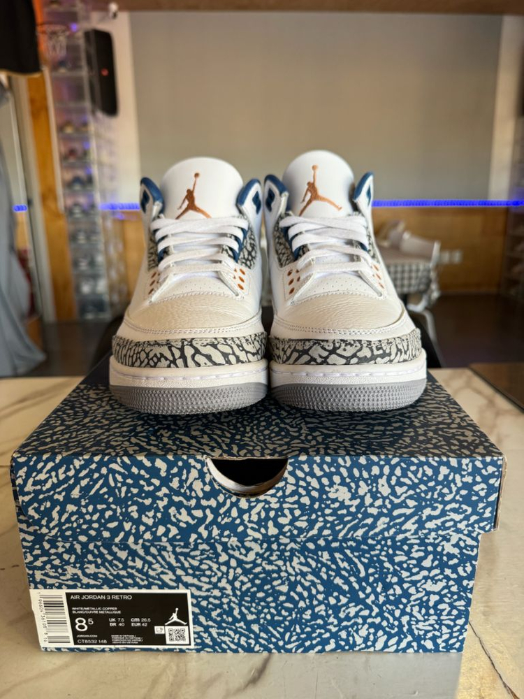 (정품) 조던3 레트로 트루 블루 앤 코퍼(2023) 265 팝니다 이미지