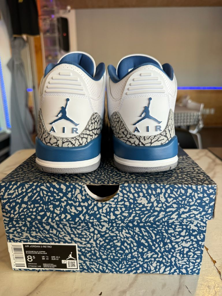 (정품) 조던3 레트로 트루 블루 앤 코퍼(2023) 265 팝니다 이미지