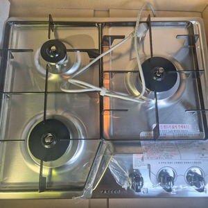 파세코 가스쿡탑 3구 빌트인 가스레인지 새제품 팝니다. 이미지