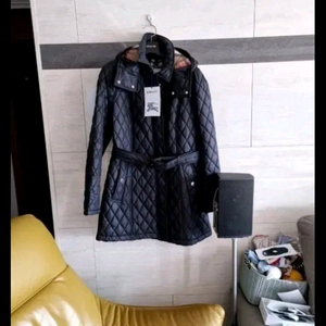 새제품)버버리 헤밍필드 퀼팅 벨티드 자켓 XL77~88 이미지