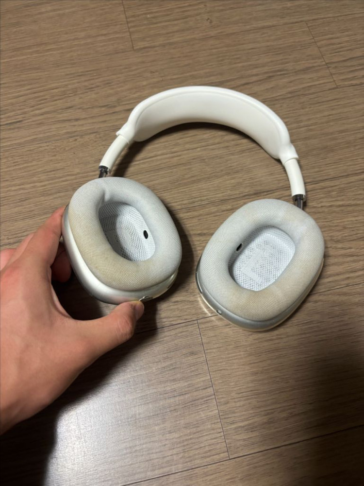 에어팟 맥스 실버 이미지