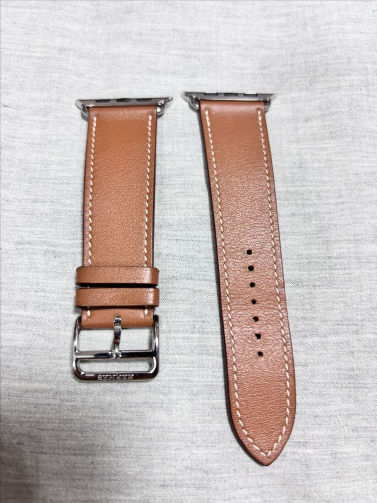 애플워치 에르메스 골드 아뜰라주 싱글투어45mm 이미지