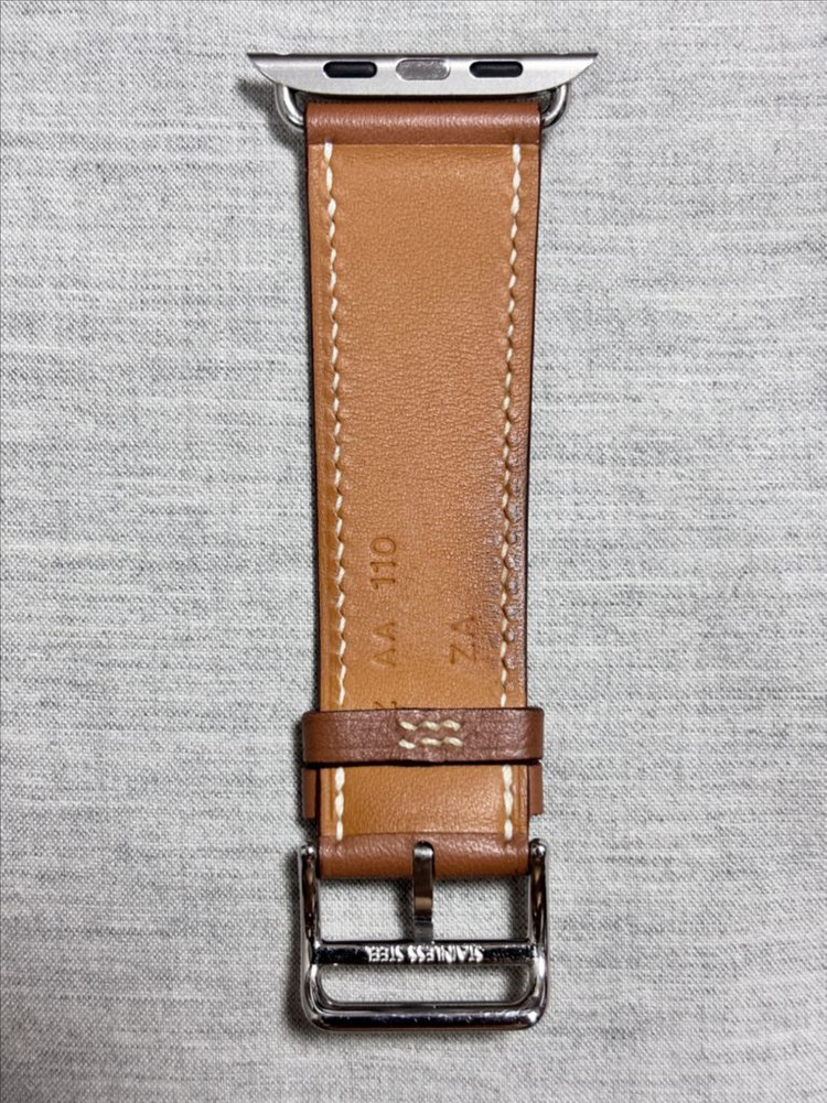 애플워치 에르메스 골드 아뜰라주 싱글투어45mm 이미지