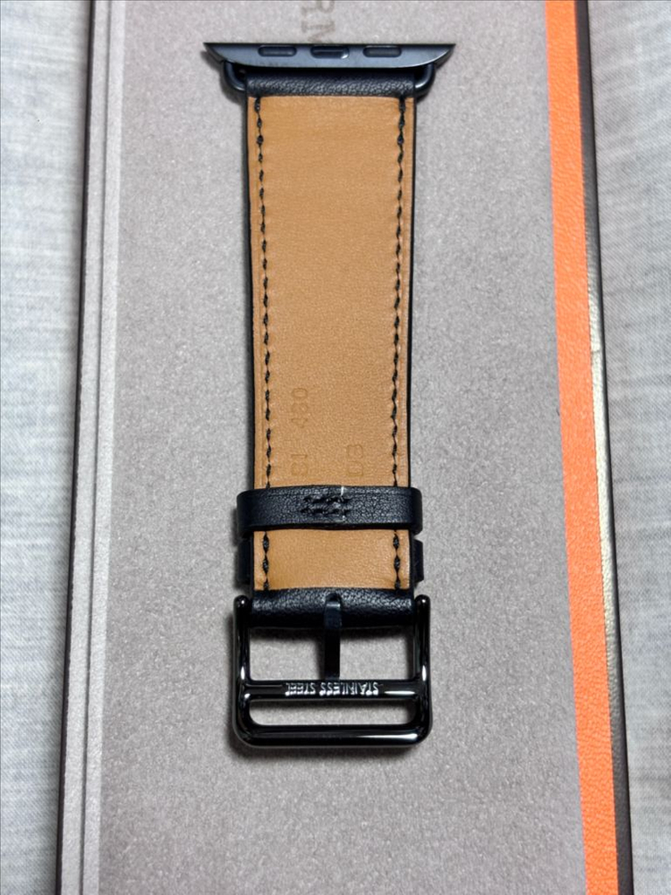 애플워치 에르메스 누아르블랙 싱글투어 45mm 이미지