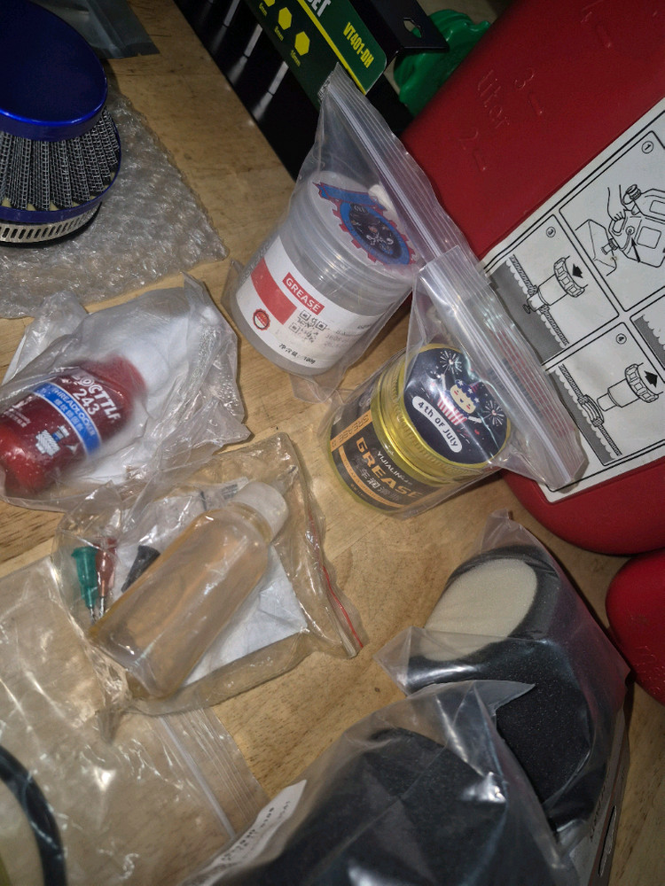 *각종교신(일괄or개별판매)가능*가솔린엔진1/5RC카전용~냄새차단콤비캔+로반부속+알씨카전용공구&일괄~바람에언덕에서 이미지