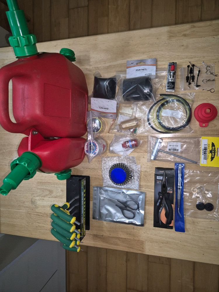 *각종교신(일괄or개별판매)가능*가솔린엔진1/5RC카전용~냄새차단콤비캔+로반부속+알씨카전용공구&일괄~바람에언덕에서 이미지