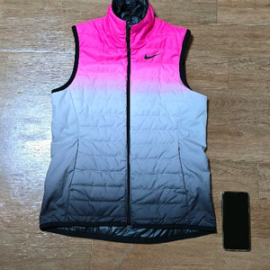 여.xs-s) 나이키 골프 여성 패딩조끼 GOLF / 트럼프 라운딩 스크린골프 이미지