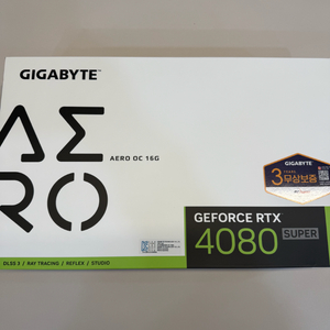 기가바이트 RTX 4080 SUPER AERO (4090 aero 슈라우드) 이미지