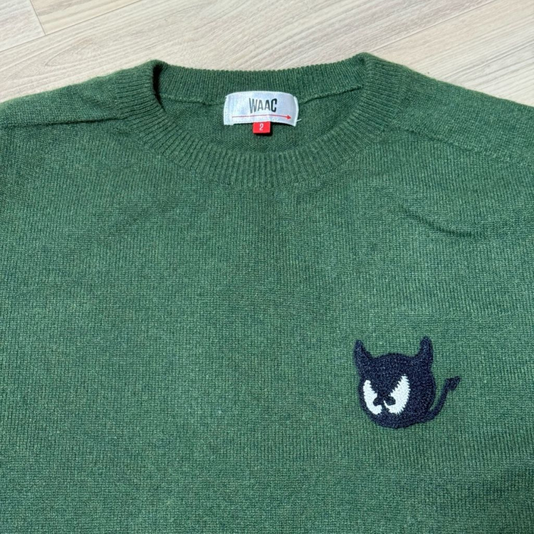 (100)왁 남성 캐시미어 홀가먼트 골프 니트 이미지