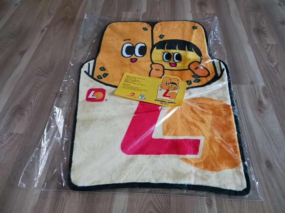 꼬따꼬따플래닛X롯데리아 미니러그 새상품 이미지